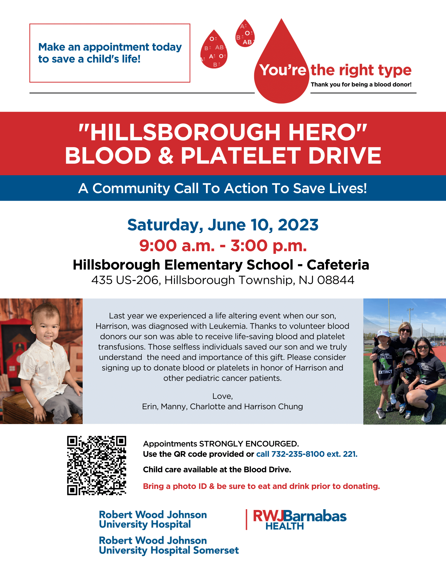 Hillsborough Hero Blood and Platelet drive